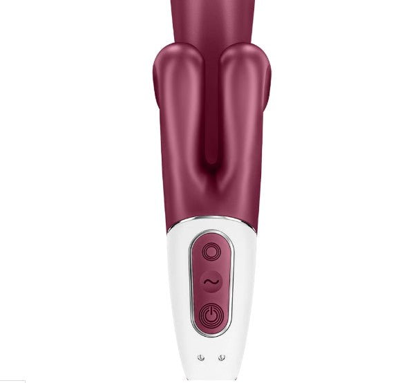 TOUCH ME VIBRADOR RABBIT FLEXIBLE ROJO RECARGABLE USB SATISFYER