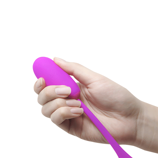 JULIUS HUEVO VIBRADOR  RECARGABLE USB MORADO SIN CONTROL REMOTO