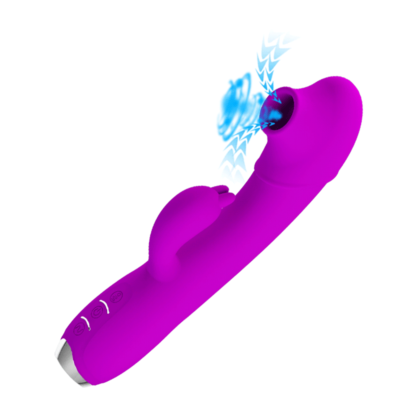 REGINA VIBRADOR RABBIT -SUCCIONADOR RECARGABLE USB MORADO
