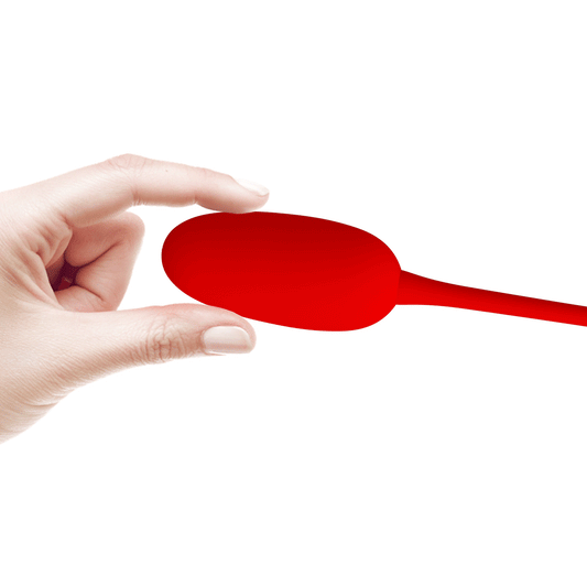 HUEVO VIBRADOR  PRETTY LOVE - KNUCKER RECARGABLE ROJO