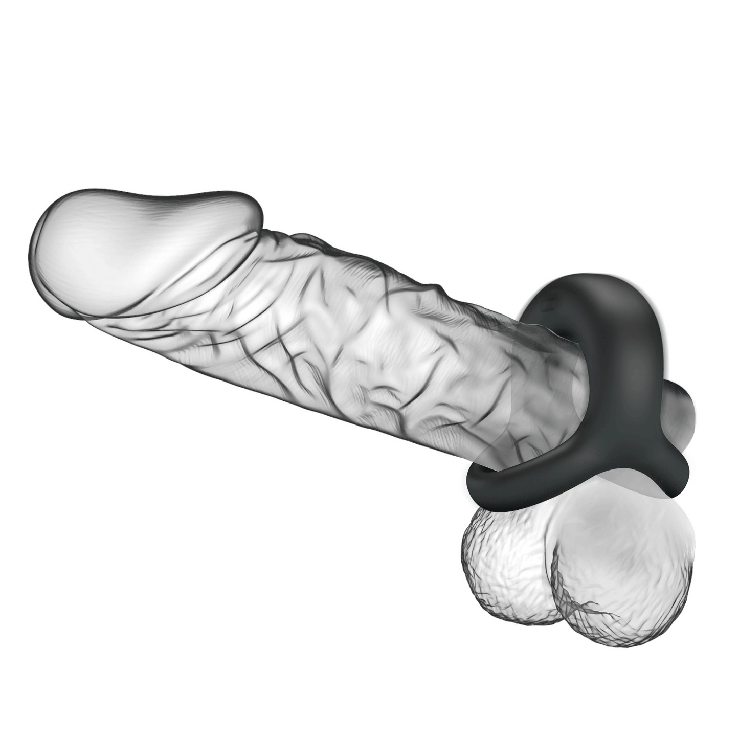 ELLIOTT DOBLE ANILLO VIBRADOR NEGRO RECARGABLE USB