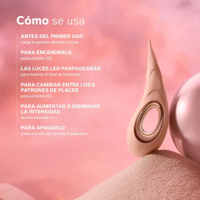 MASAJEADOR ESTIMULADOR DE CLITORIS ALTA GAMA LELO - DOT CRUISE AMARILLO