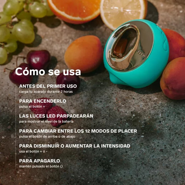 ORA 3 MIDNIGHT AZUL ESTIMULADOR DE CLITORIS CON LENGUA ALTA GAMA LELO