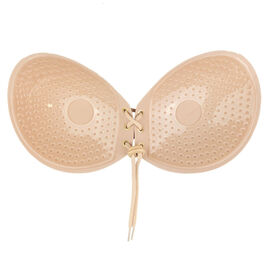 SUJETADOR ADHESIVO BYE-BRA - ENTRELAZADO NEGRO COPA A
