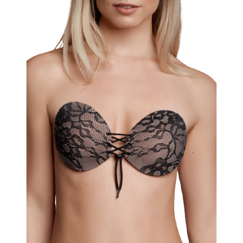 SUJETADOR ADHESIVO BYE-BRA - ENTRELAZADO & BORDADO COPA A
