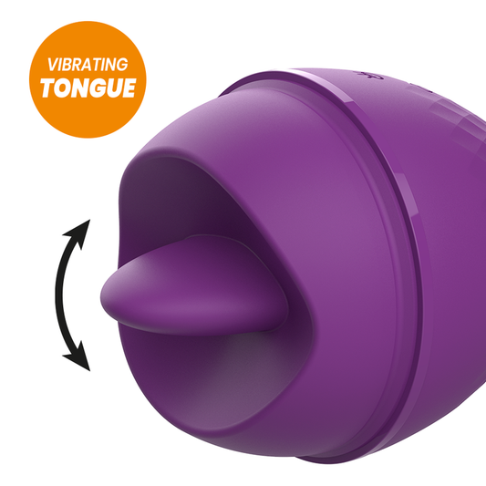 REWOLINGO ESTIMULADOR DE CLITORIS CON LENGUA RECARGABLE USB