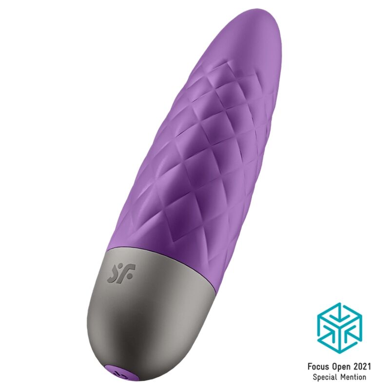 ULTRA POWER BULLET 5 BALA VIBRADORA VIOLETA RECARGABLE USB SATISFYER