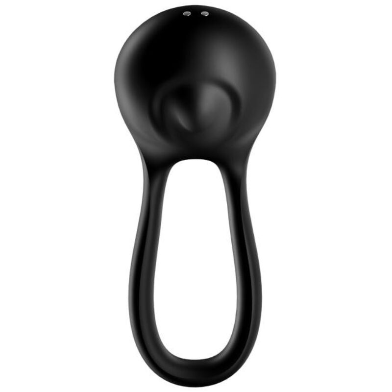 MAJESTIC DUO ANILLO VIBRADOR NEGRO RECARGABLE USB SATISFYER