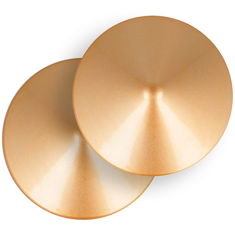 CUBRE PEZONES COQUETTE CHIC DESIRE - METAL CIRCULOS DORADOS