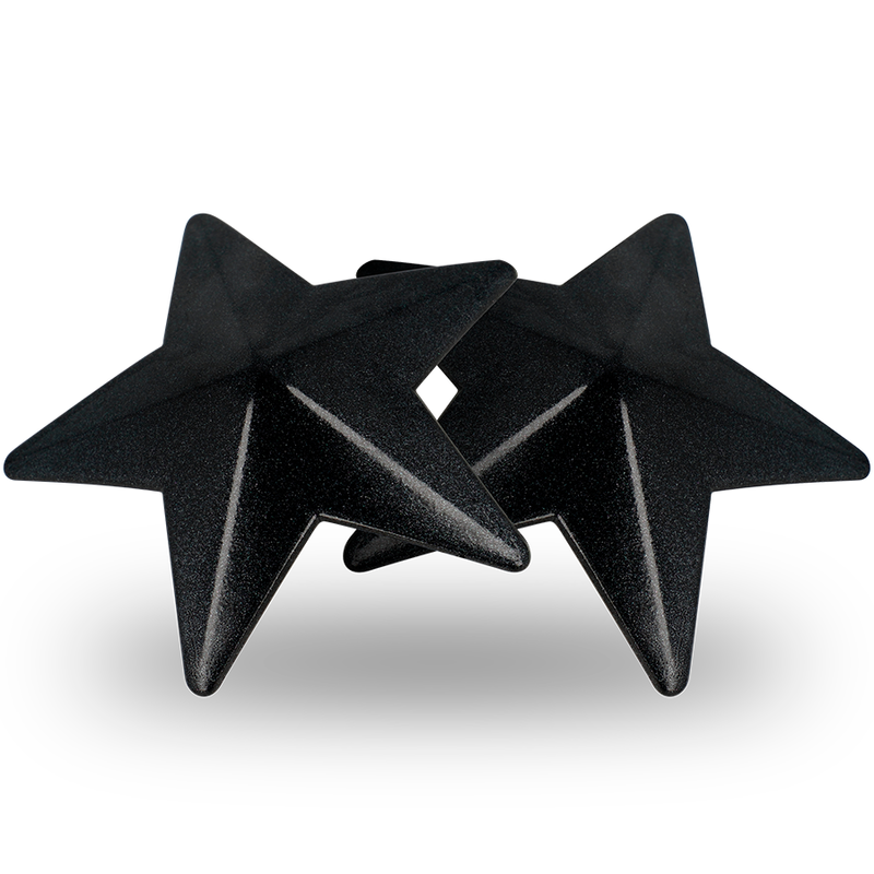 CUBRE PEZONES COQUETTE CHIC DESIRE - METAL ESTRELLAS NEGRAS