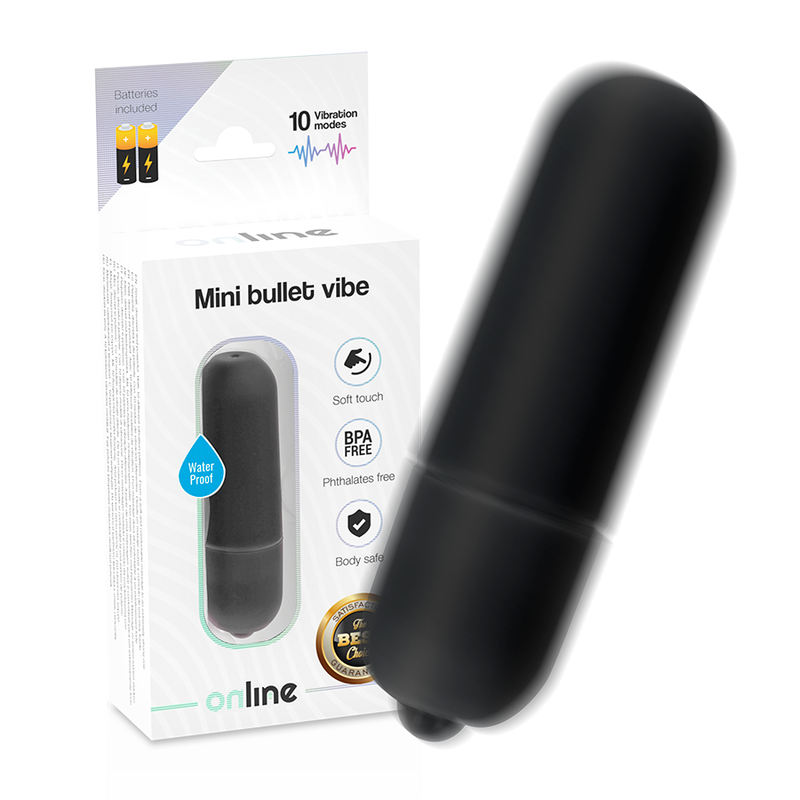MINI BALA VIBRADORA NEGRO ONLINE