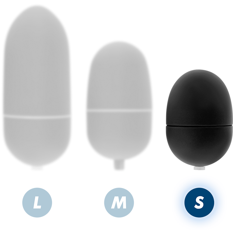 HUEVO VIBRADOR ONLINE - CONTROL REMOTO TALLA S NEGRO
