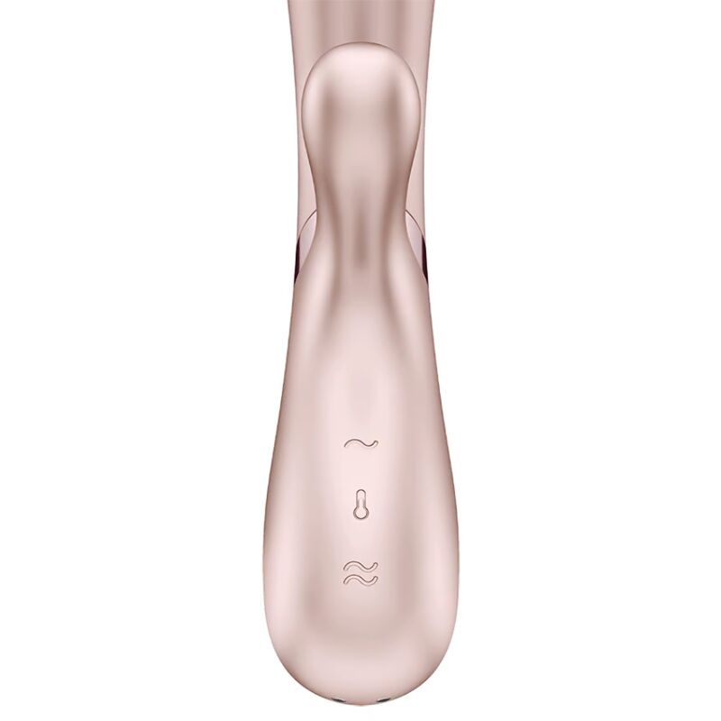 HOT LOVER VIBRADOR RABBIT CON FUNCIÓN DE CALENTAMIENTO Y APP SATISFYER