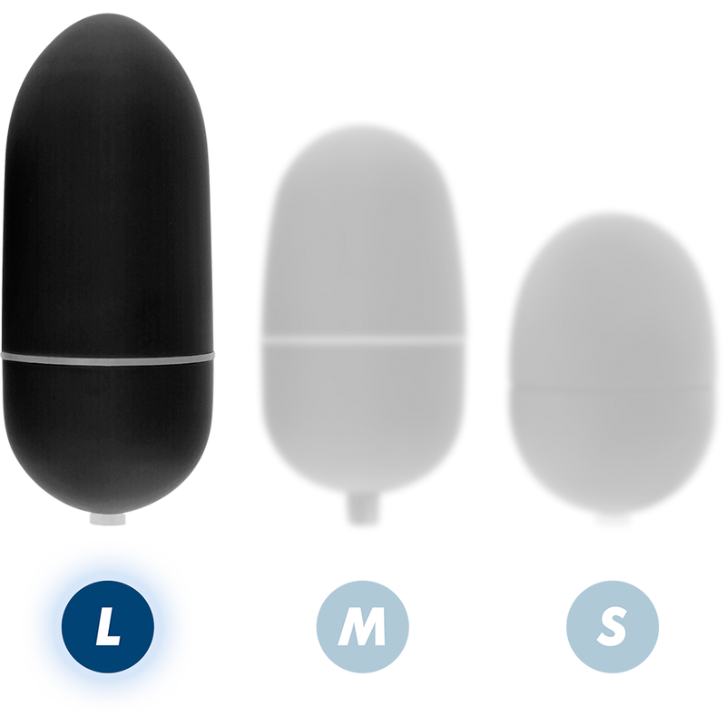 HUEVO VIBRADOR ONLINE - CONTROL REMOTO TALLA L NEGRO