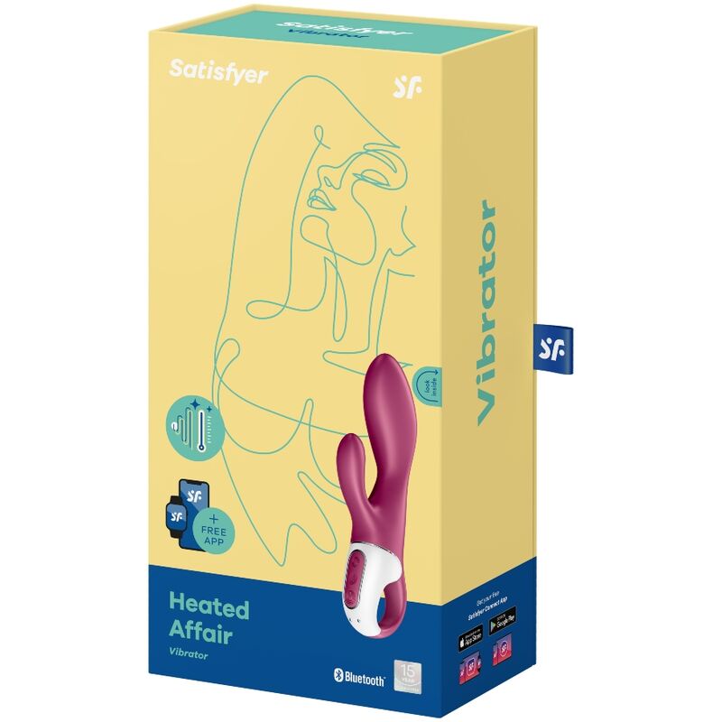 HEATED AFFAIR VIBRADOR RABBIT CON FUNCION DE CALENTAMIENTO Y APP SATISFYER