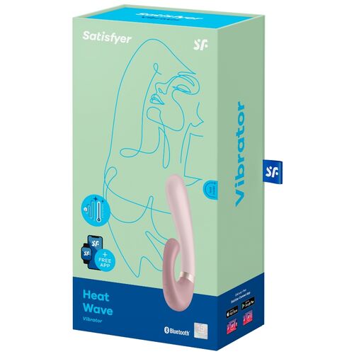 VIBRADOR RABBIT CON APP SATISFYER - HEAT WAVE