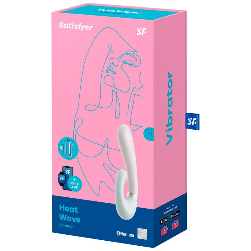VIBRADOR RABBIT CON APP SATISFYER - HEAT WAVE