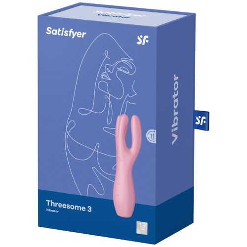 VIBRADOR ESTIMULADOR SIN PENETRACIÓN SATISFYER - THREESOME 3