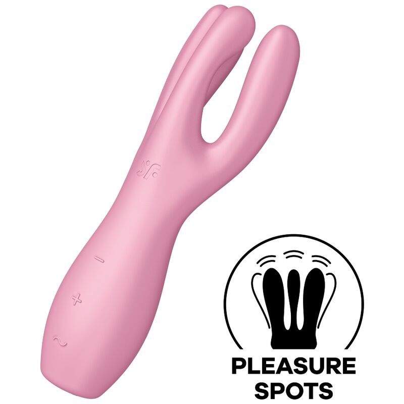 VIBRADOR ESTIMULADOR SIN PENETRACIÓN SATISFYER - THREESOME 3