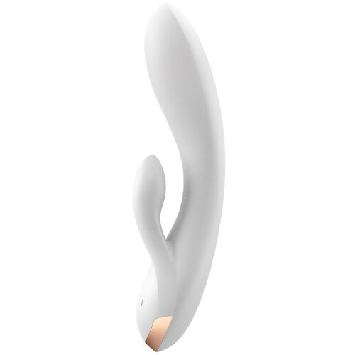 VIBRADOR RABBIT PARA CLITORIS Y PUNTO G CON APP SATISFYER DOUBLE FLEX