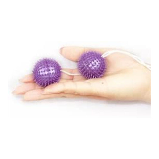 BOLAS KEGEL BAILE - A DEEPLY PLEASURE  TEXTURADAS MORADO 3.60 CM