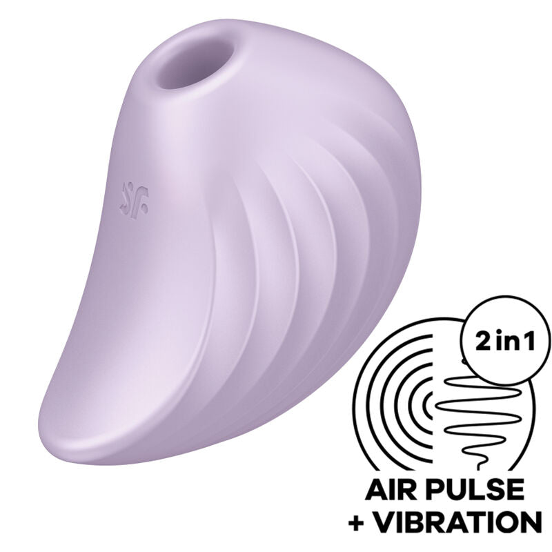 PEARL DIVER VIOLETA ESTIMULADOR Y VIBRADOR ONDAS DE PRESIÓN SATISFYER