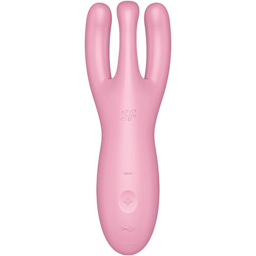 MASAJEADOR ESTIMULADOR DE CLITORIS VIBRADOR  CON APP SATISFYER - THREESOME 4