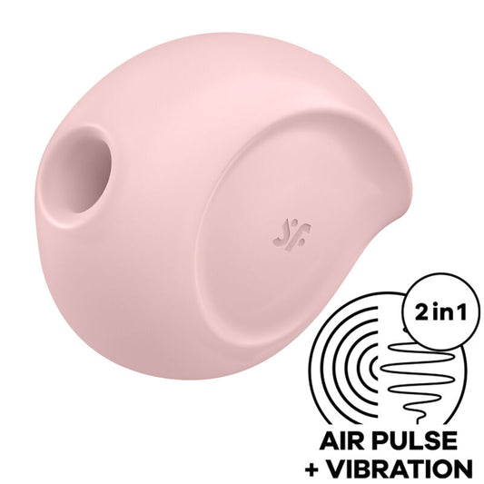 SUGAR RUSH ROSA ESTIMULADOR Y VIBRADOR ONDAS DE PRESIÓN SATISFYER