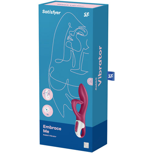 VIBRADOR FLEXIBLE PARA PUNTO G Y CLÍTORIS SATISFYER - EMBRACE ME