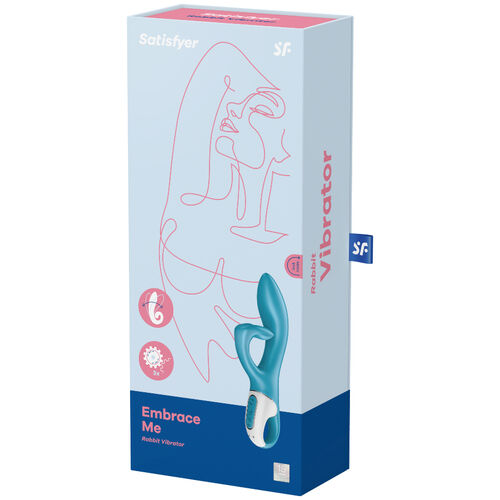 VIBRADOR FLEXIBLE PARA PUNTO G Y CLÍTORIS SATISFYER - EMBRACE ME