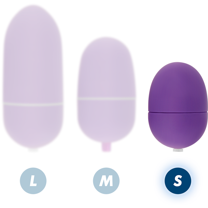 HUEVO VIBRADOR ONLINE - CONTROL REMOTO TALLA S LILA