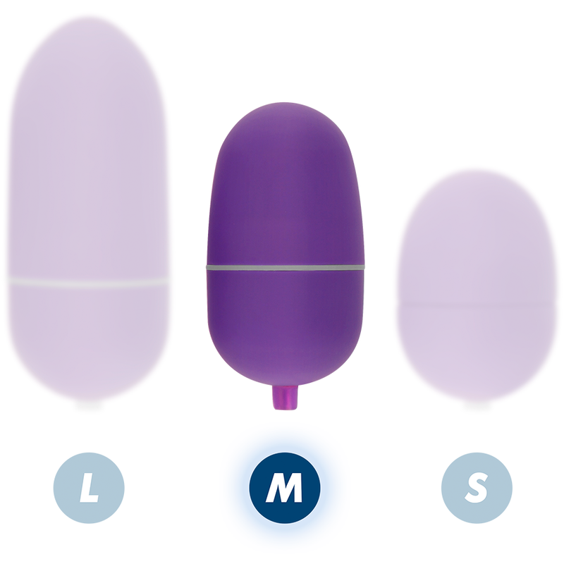 HUEVO VIBRADOR ONLINE - CONTROL REMOTO TALLA M LILA