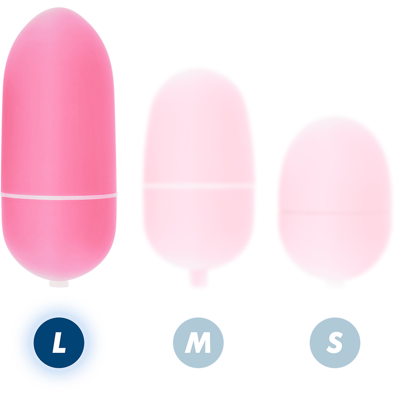 HUEVO VIBRADOR ONLINE - CONTROL REMOTO TALLA L ROSA