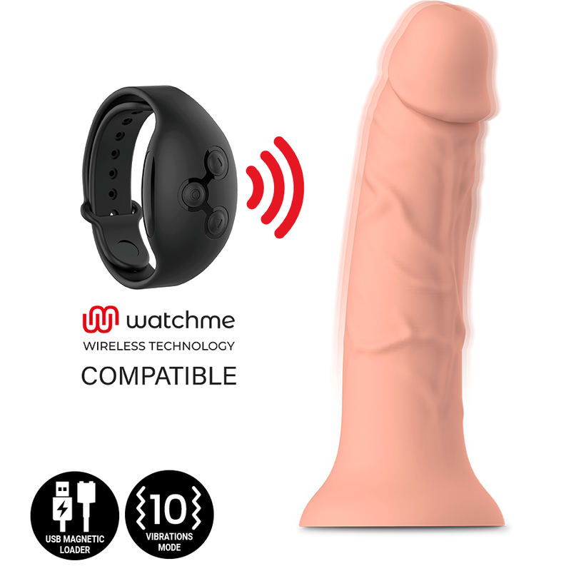 VIBRADOR REALISTICO MYTHOLOGY - ASHER ORIGINAL DILDO M - COMPATIBLE CON WATCHME WIRELESS TECHNOLOGY