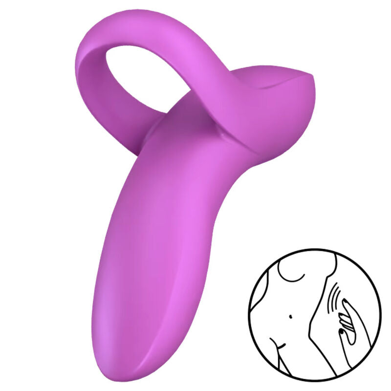 BOLD LOVER VIBRADOR PARA DEDO BLANCO SATISFYER