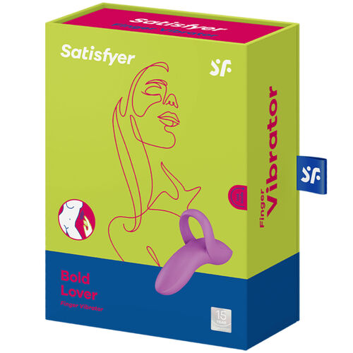 BOLD LOVER VIBRADOR PARA DEDO BLANCO SATISFYER