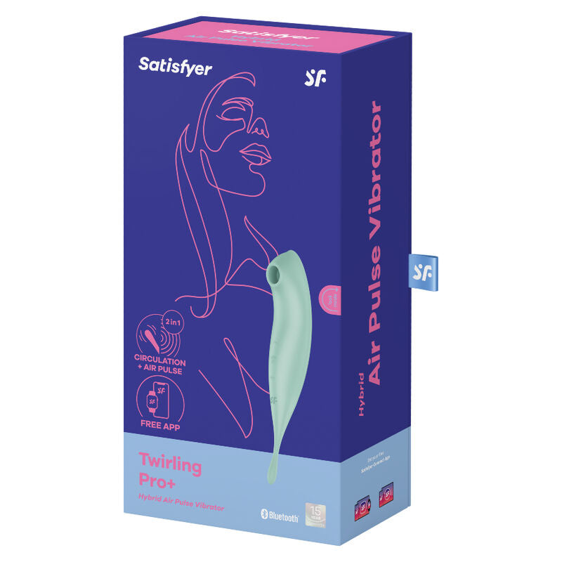 ESTIMULADOR Y VIBRADOR ONDAS DE PRESIÓN CON APP SATISFYER - TWIRLING PRO+