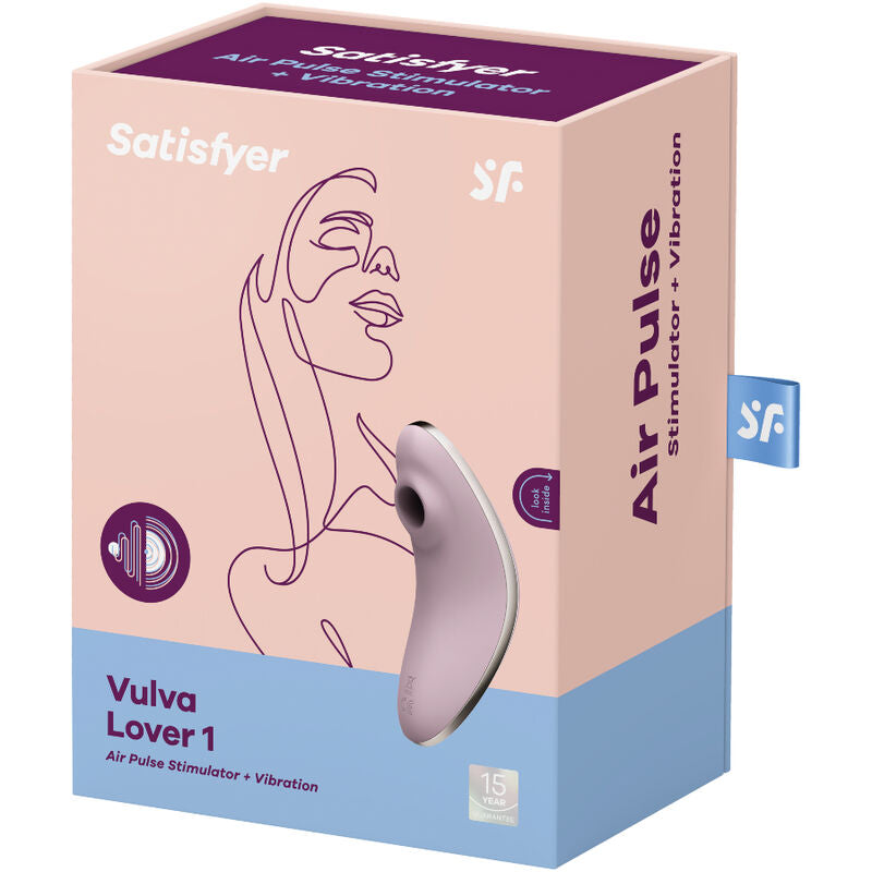 SUCCIONADOR ESTIMULADOR VIBRADOR SATISFYER - VULVA LOVER 1
