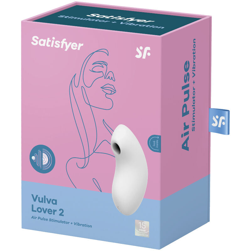SUCCIONADOR ESTIMULADOR ONDAS DE PRESION VIBRADOR SATISFYER VULVA LOVER 2