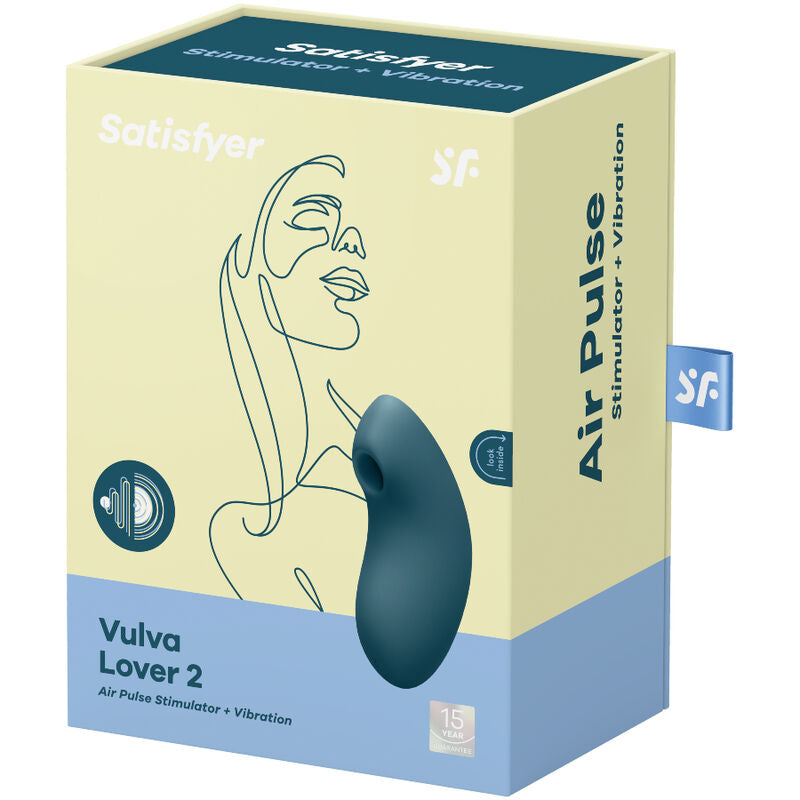 SUCCIONADOR ESTIMULADOR ONDAS DE PRESION VIBRADOR SATISFYER VULVA LOVER 2