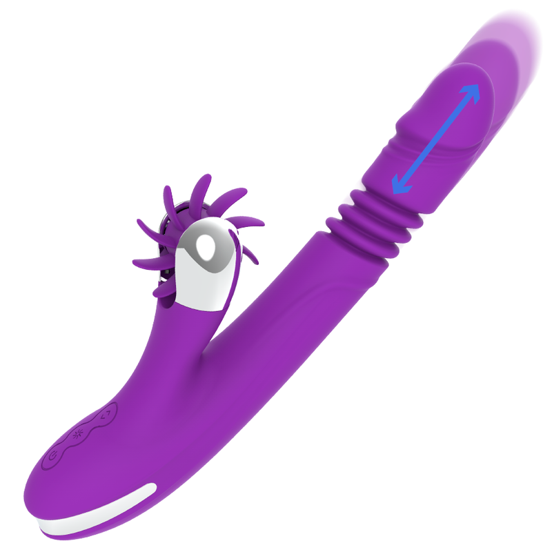 BUNNY FUNNY VIBRADOR RABBIR CON MOVIMIENTO UP & DOWN 2.0 RECARGABLE USB