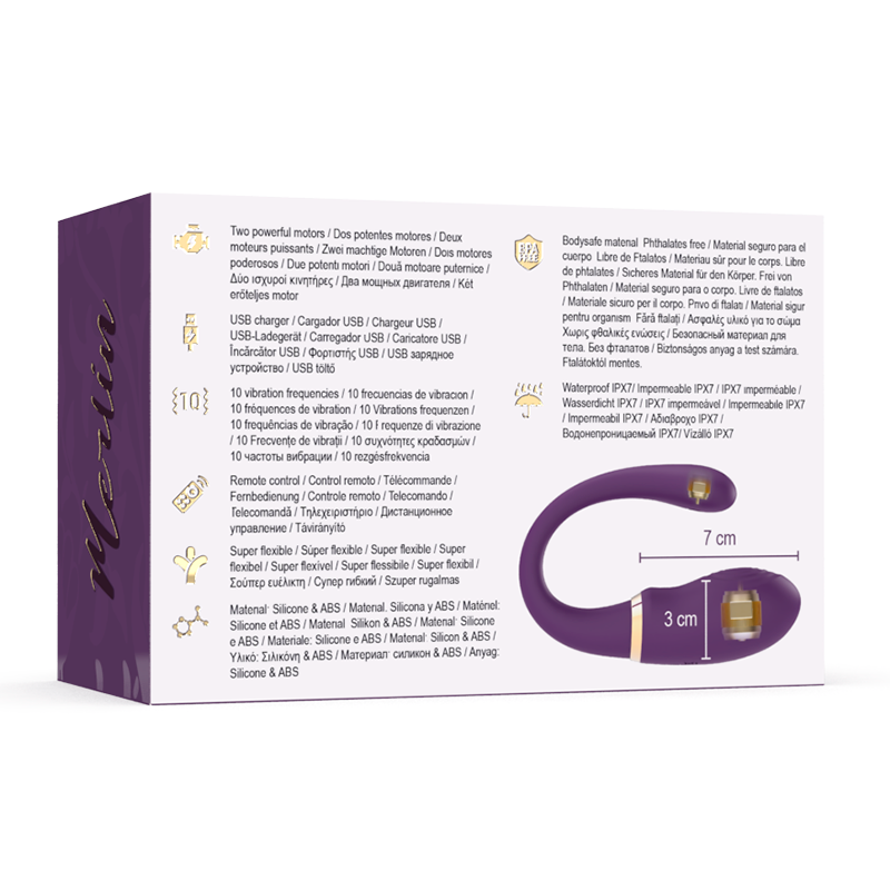 HUEVO VIBRADOR TREASURE - MERLIN DOUBLE COUPLE CONTROL REMOTO