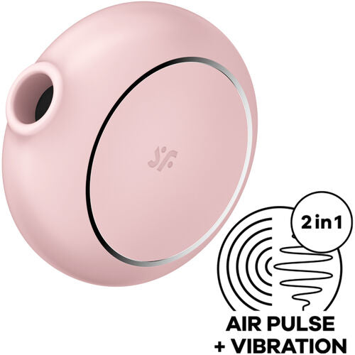 PRO TO GO 3 DOBLE NEGRO ESTIMULADOR Y VIBRADOR ONDAS DE PRESIÓN SATISFYER
