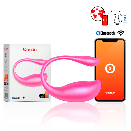 NAIROBI HUEVO VIBRADOR ROSA CON APP GRATUITA RECARGABLE USB
