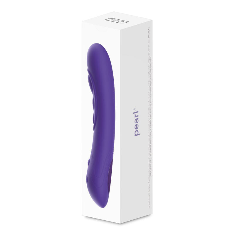 VIBRADOR PARA PUNTO G CON APP KIIROO - PEARL 3 MORADO