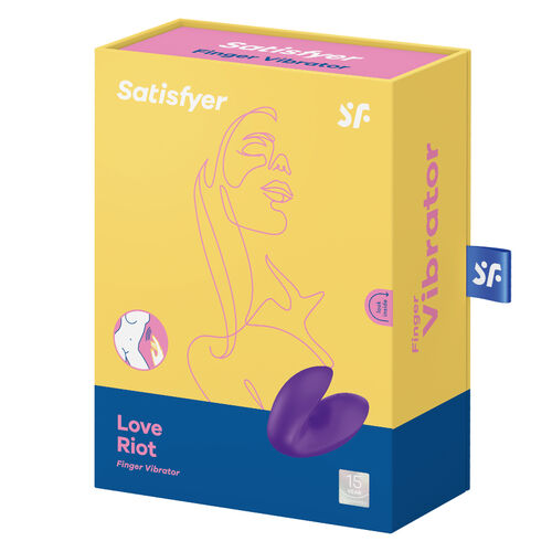 VIBRADOR PARA DEDO IDEAL PRINCIPIANTES Y EXPERTAS SATISFYER - LOVE RIOT