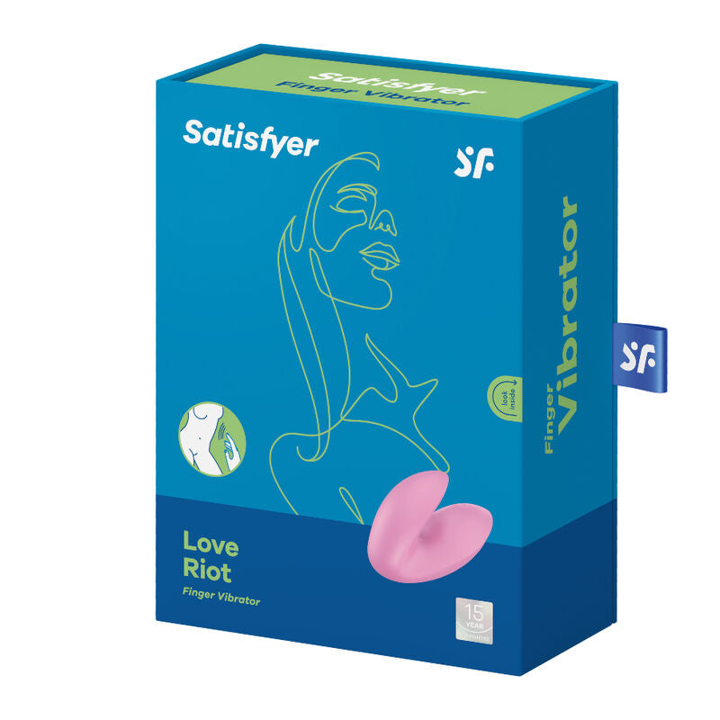 VIBRADOR PARA DEDO IDEAL PRINCIPIANTES Y EXPERTAS SATISFYER - LOVE RIOT
