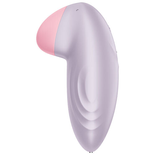 VIBRADOR CON APP COMPACTO IDEAL PRINCIPIANTES SATISFYER TROPICAL TIP LAY-ON
