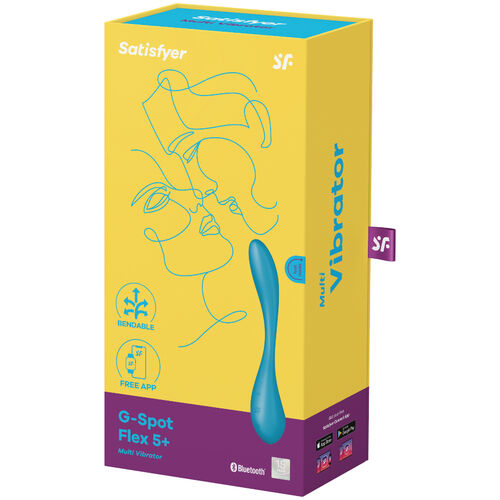 G-SPOT FLEX 5 VIBRADOR MULTI FLEXIBLE Y ADAPTABLE CON APP SATISFYER