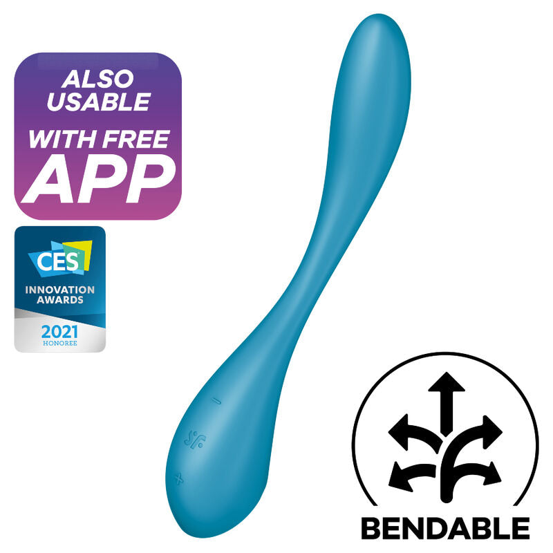 G-SPOT FLEX 5 VIBRADOR MULTI FLEXIBLE Y ADAPTABLE CON APP SATISFYER